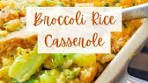 Cheesy Chicken Broocoli and Rice Casserole! This recipe hits ...