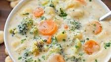 Cheesy Vegetable Chowder Recipe