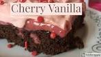 Cherry Cola chocolate poke cake Delicious! no eggs!