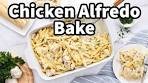 Chicken Alfredo Bake | Easy, Creamy, Cheesy