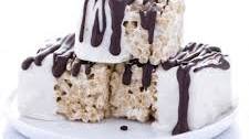 Chocolate Dipped Rice Krispies Treats