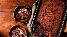 Chocolate stout self-saucing pudding