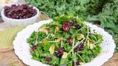 Chopped Kale Salad with Cranberries