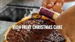Christmas Cake - A traditional rich fruit cake everyone will love ...
