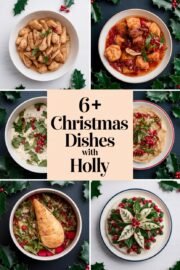 6+ Delicious Christmas Dishes with Holly That Will Brighten Your Holiday Table! – christmas dishes with holly