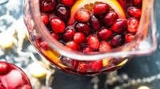 Christmas Sangria (Orange Cranberry Sangria)