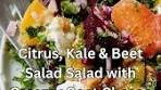 CITRUS, KALE & BEET SALAD WITH CREAMY GOAT ...