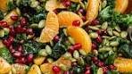 CITRUS POMEGRANATE KALE SALAD with HONEY-LEMON ...