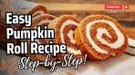 Classic Pumpkin Roll with Cream Cheese Filling – Easy to ...