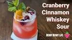 Cranberry Cinnamon Whiskey Sour | The ULTIMATE Holiday ...