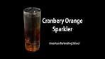 Cranberry Orange Sparkler Cocktail Drink Recipe