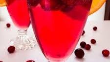 Cranberry Orange Vodka Spritzer