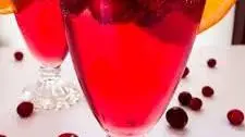Cranberry Orange Vodka Spritzer