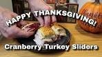 Cranberry Turkey Sliders