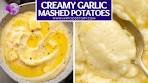 Creamy Garlic Mashed Potatoes - Restaurant Style!