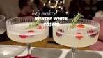 current fave holiday cocktail recipe for 2 ❤️ winter white ...