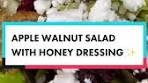 Delicious Apple Walnut Salad Recipe with Goat Cheese and ...