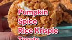 Delicious Pumpkin Spice Rice Krispie Treats Recipe