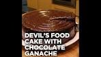 Devil's Food Cake with Chocolate Ganache | Home Foodie ...