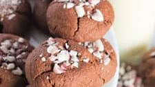 Double Chocolate Peppermint Cookies