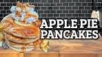 Each Pancake Has An Apple Baked Inside Of It!