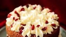 Easy Christmas White Chocolate & Cranberry Cake
