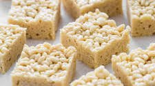 Easy Rice Bubble Slice with White Chocolate