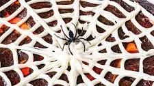 Easy Spiderweb Brownies
