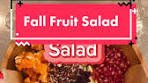 Fall Fruit Salad Recipe with Maple Citrus Dressing