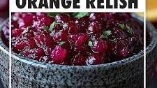 Fresh and Tangy Cranberry Orange Relish