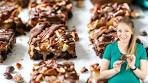 Fudgy Turtle Brownies Topped with Nuts and Dripping with ...