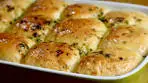 Garlic Butter Dinner Rolls | Garlic Herbs Dinner Rolls