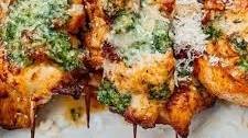 Garlic Parmesan Chicken Skewers