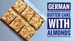 German Butter Cake With Almonds Recipe (Butter Kuchen ...