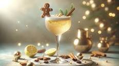 Gingerbread Bellini cocktail recipe