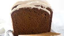 Gingerbread Latte Loaf with Cream Cheese Frosting