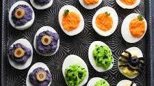 Halloween Deviled Eggs
