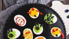 Halloween Deviled Eggs
