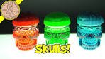 Halloween Sour Candy Slime Skulls Blueberry, Strawberry ...