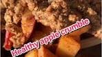 Healthy Apple Oat Crumble Recipe