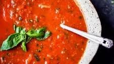 Homemade Roasted Tomato Basil Soup