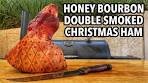 Honey Bourbon Glazed Double Smoked Christmas Ham