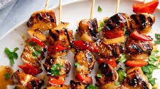 Honey Garlic Chicken Skewers Recipe