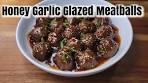 Honey Garlic Meatballs | Potluck Recipes | Meatballs recipe