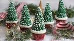How to Make Christmas Tree Cupcakes