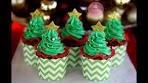 How to Make EASY Christmas Tree Cupcakes!