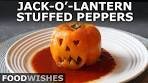 Jack o' Lantern Stuffed Peppers - Food Wishes