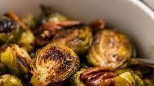 Maple Balsamic Roasted Brussels Sprouts
