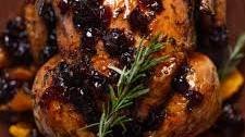 Maple Cranberry Roast Chicken