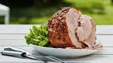 Maple, Mustard and Orange Glazed Ham